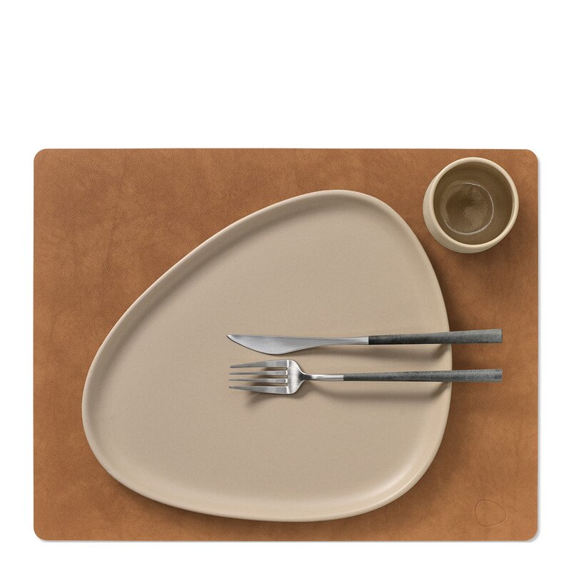 Square Nupo spisebrikke L 35x45 cm natur