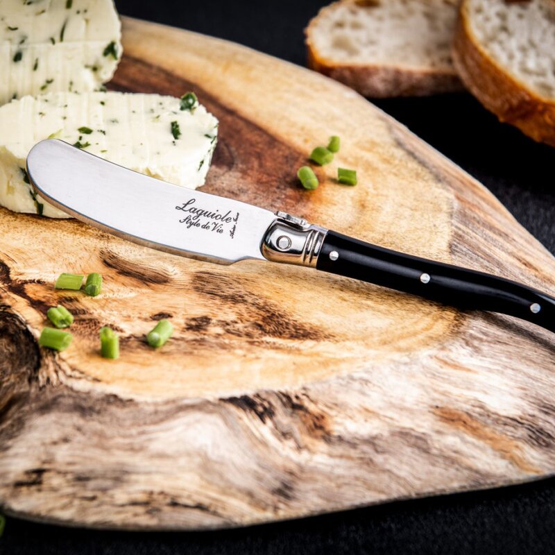 Smørkniv 4 stk svart