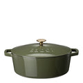 Støpejernsgryte 5,7 L oliven