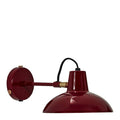 Desk vegglampe 30x18 cm rød