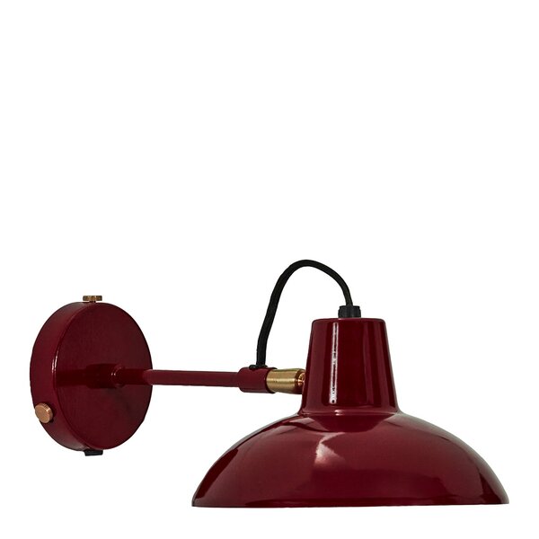 Desk vegglampe 30x18 cm rød