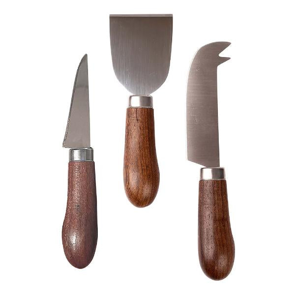 Astrid ostekniver sett 3 deler tre/rustfritt