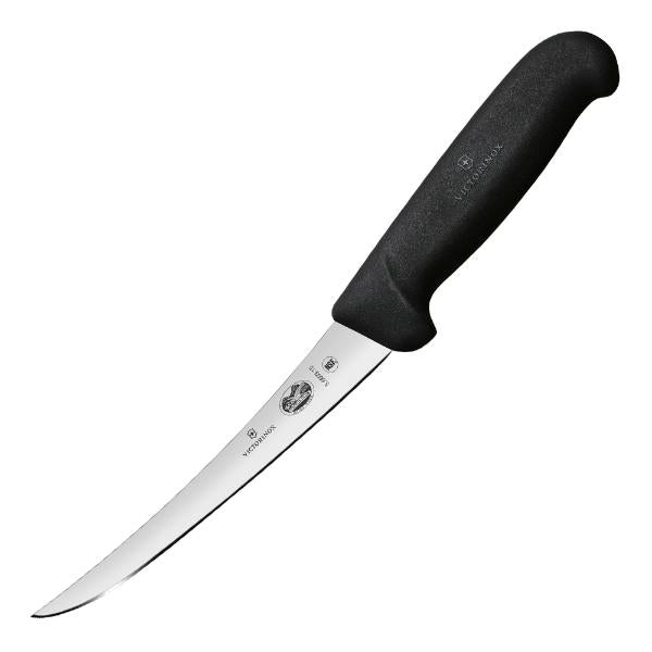 Fibrox utbeiningskniv smalt knivblad 15 cm svart