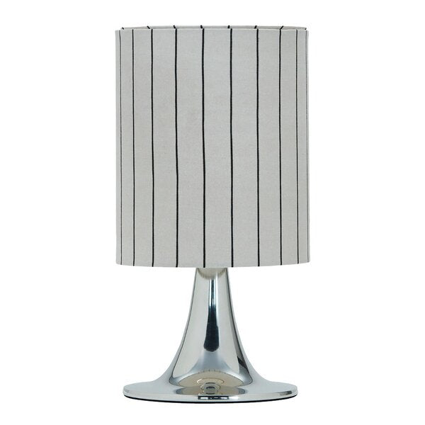 Tulip bordlampe 38 cm sølvfinish