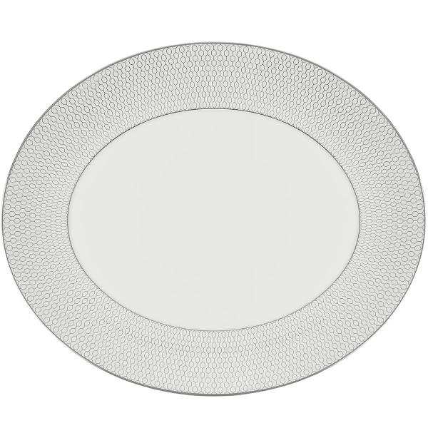 Gio Platinum ovalt serveringsfat 33 cm