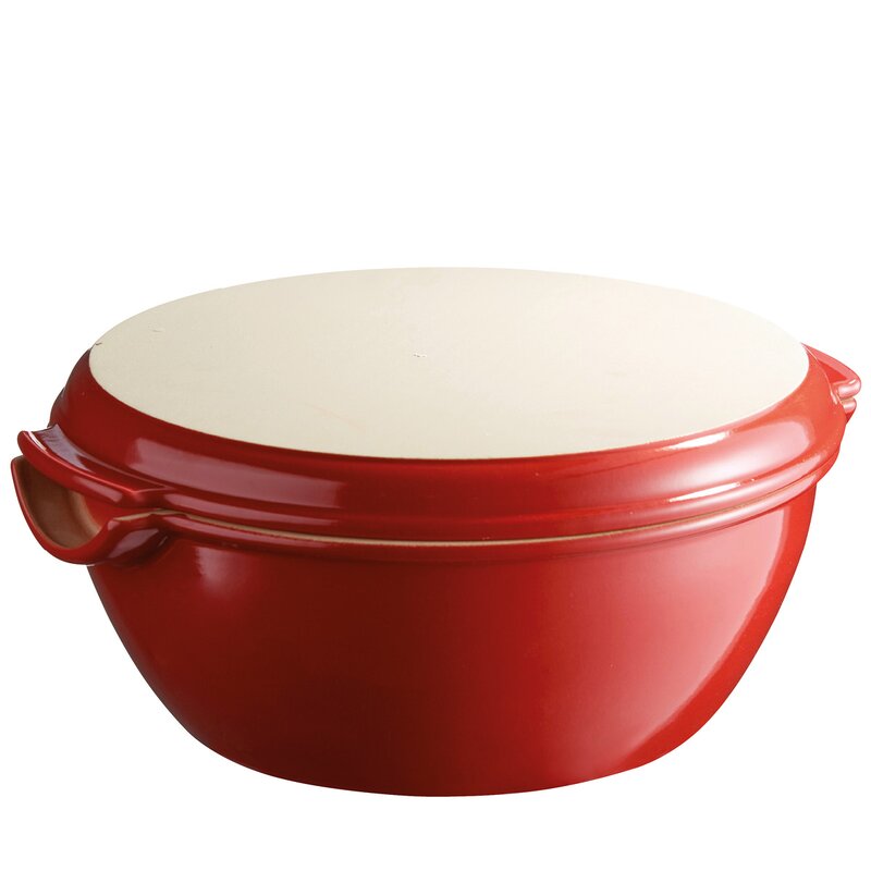 Brødform oval 32,5x29,5 cm 5,2L rød