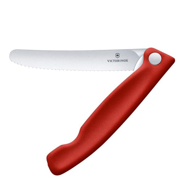 Victorinox grønnsakskniv sammenleggbar 11 cm rød