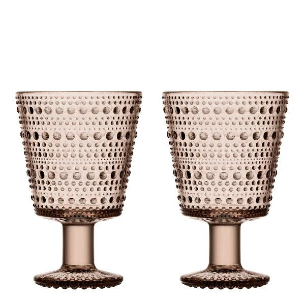 Kastehelmi glass 26 cl 2 stk lin