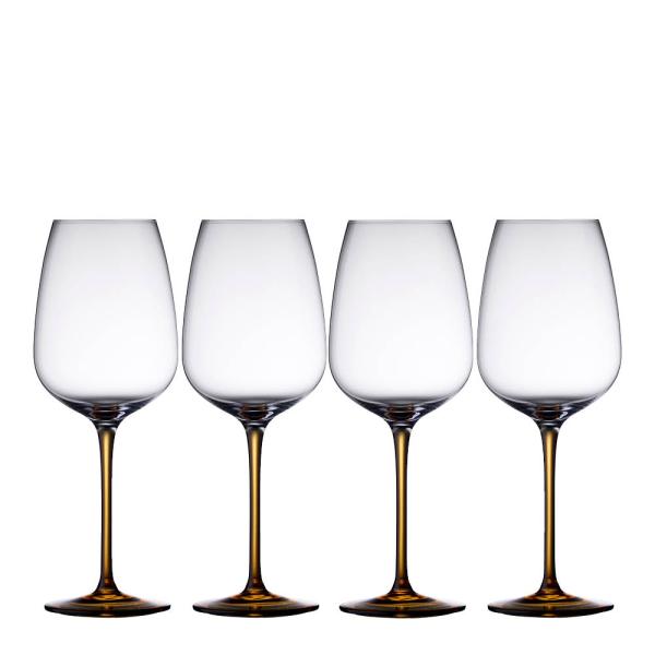 Vienna vinglass 53 cl 4 stk amber