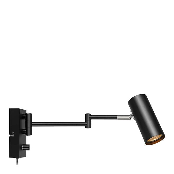 Torino vegglampe 39 cm svart
