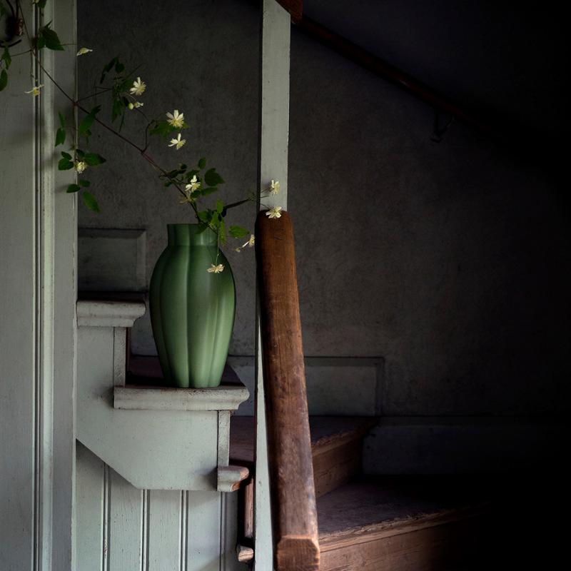 Birgit vase 35 cm olive