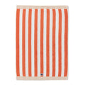 Håndkle blokkstriper 50x70 cm peach melon