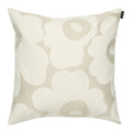 Unikko putetrekk 50x50 cm beige