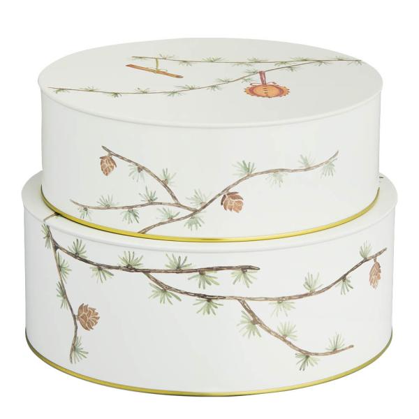 Hammershøi Christmas kakeboks Ø20/22 cm 2 stk