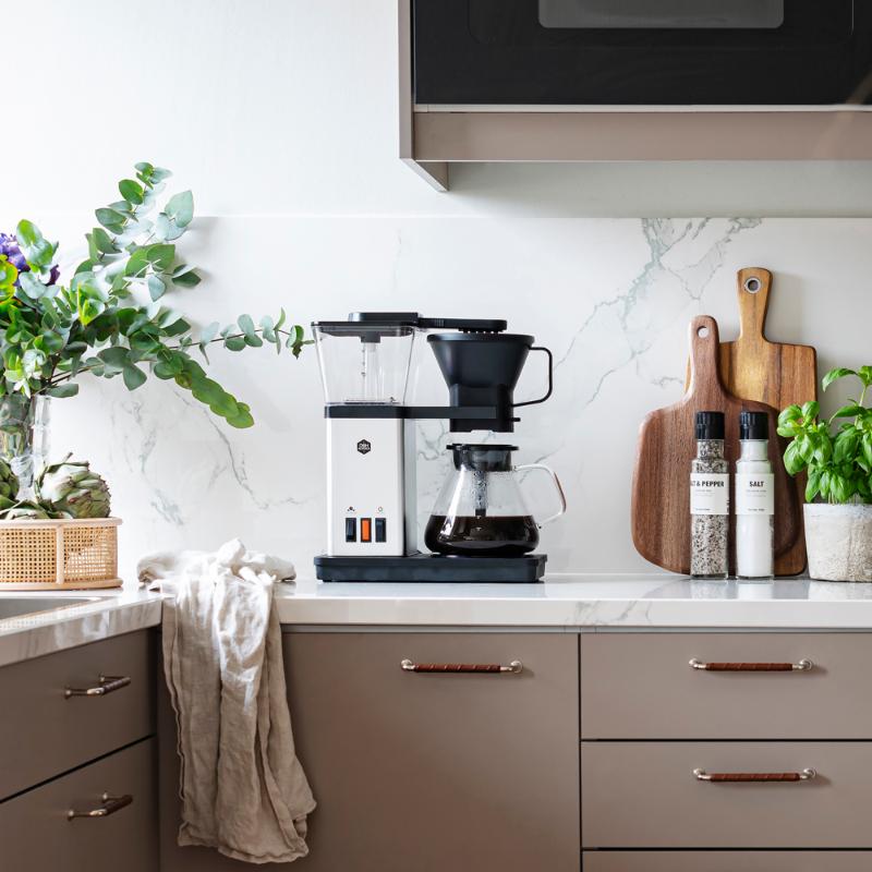 Blooming kaffetrakter 1,25L sølv