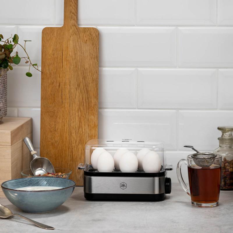 Eggkoker 1-6 egg stål