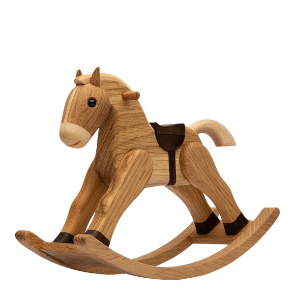 The Rocking Horse trefigur gyngehesten 13,5 cm