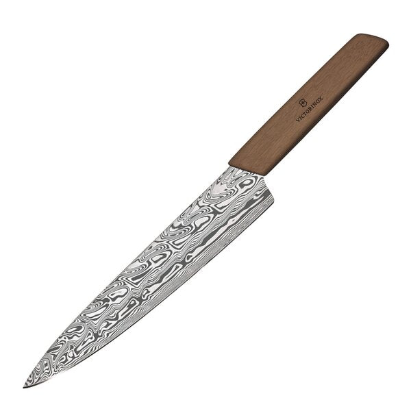Swiss Modern kokkekniv 22 cm valnøtt