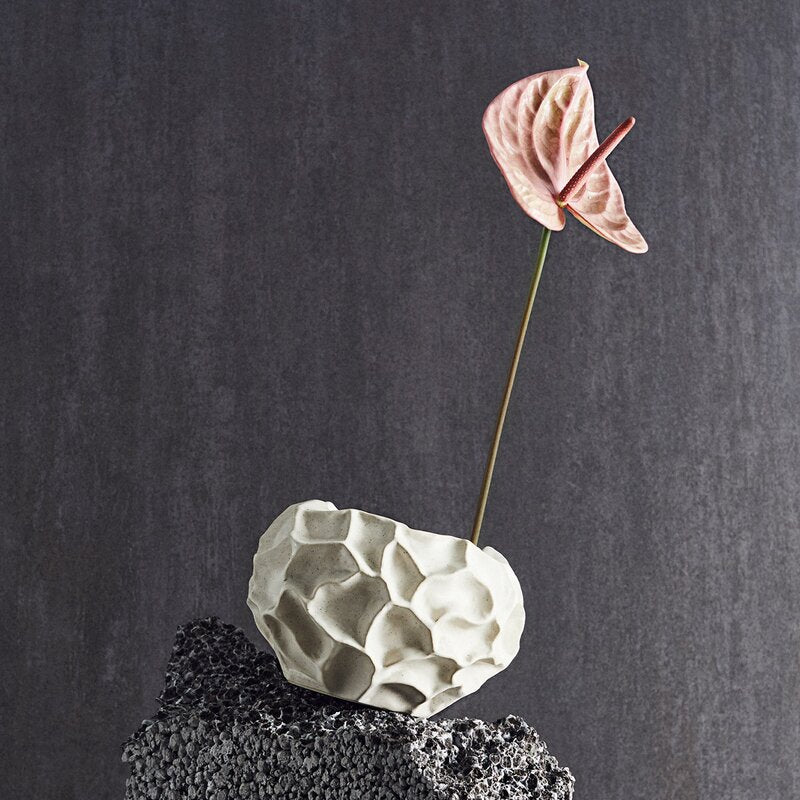 Soil blomsterpotte 11,5x18 cm vanilje