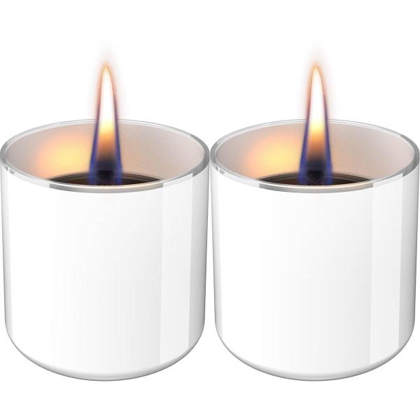 Lilly lyslykt 2 stk 0,15L hvit