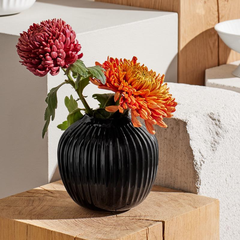 Hammershøi vase 13 svart