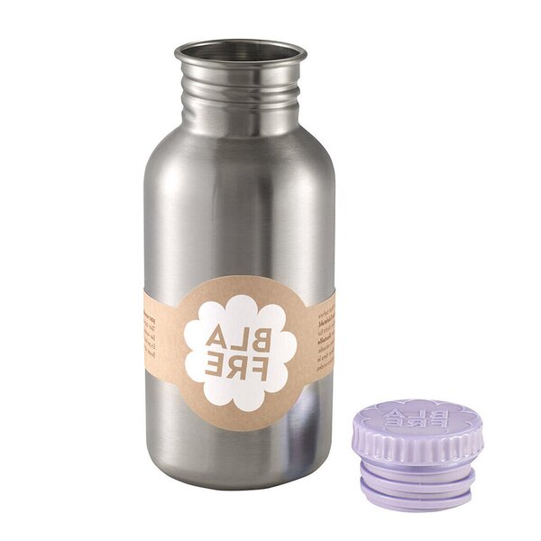 Stålflaske 500 ml lys lilla