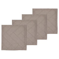 Tiles damask tøyserviett 4 stk taupe