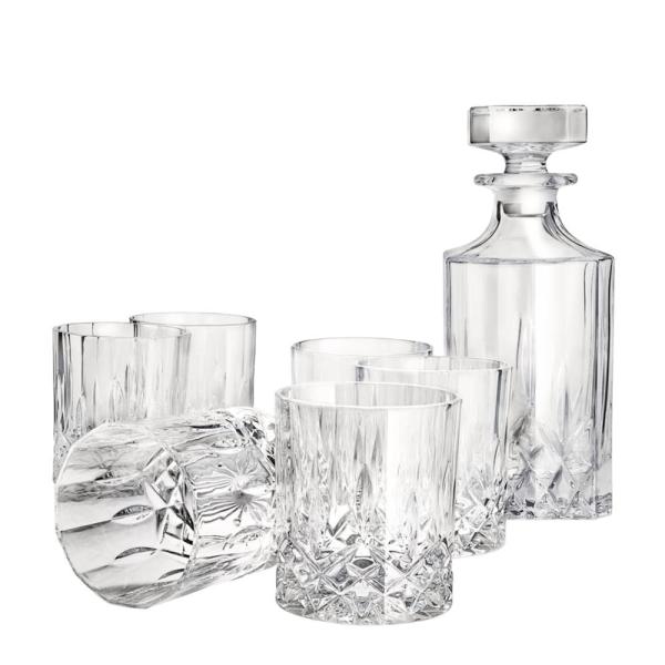 Bar whiskysett 7 deler klar