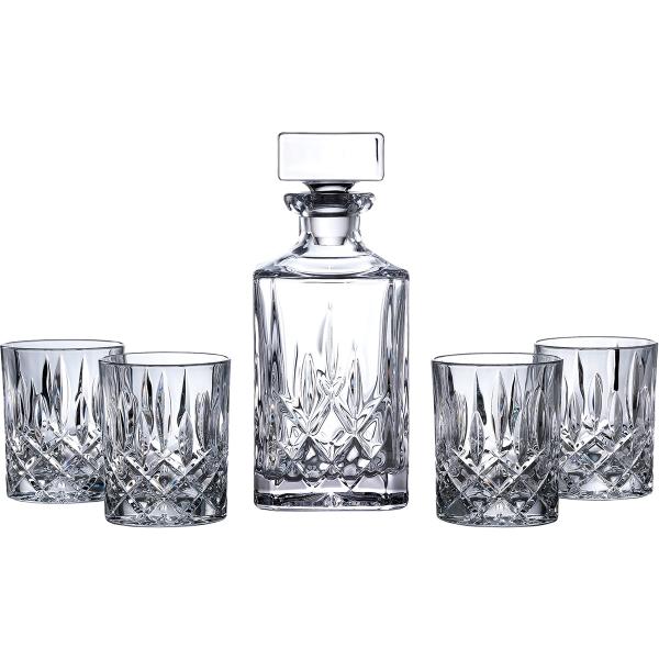 Decanter firkantet m/4 glass
