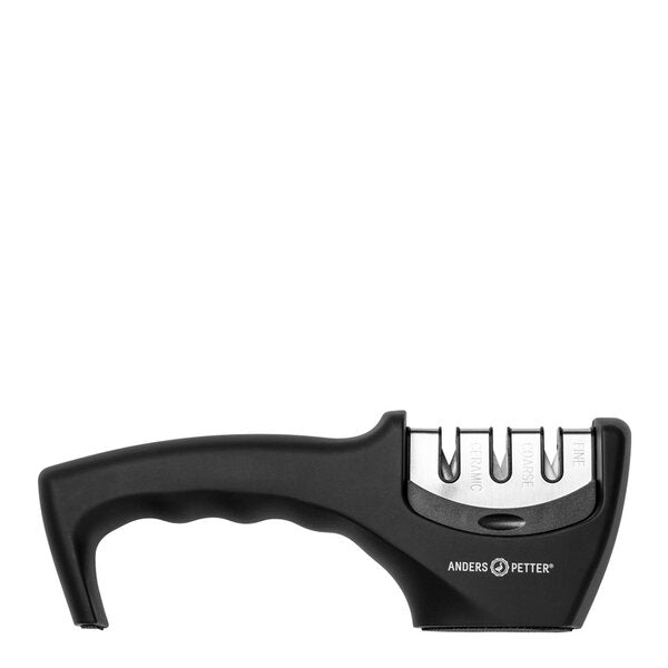 Classic knivsliper 21x7,5 cm svart/rustfritt stål