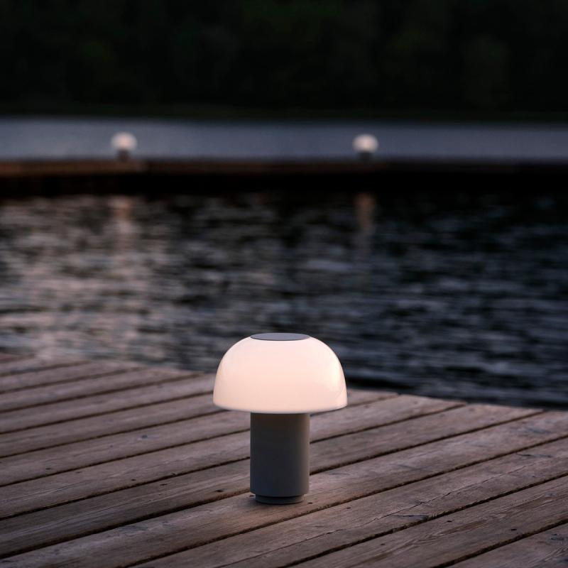 Harvest Moon lampe 22 cm warm grey