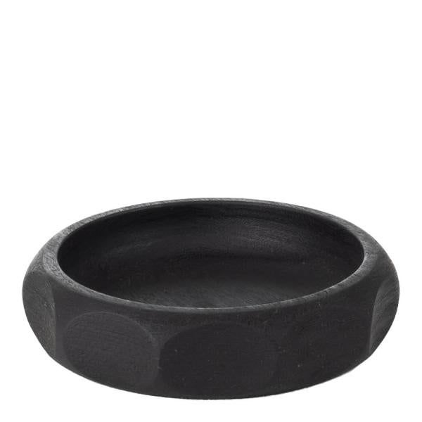 Skål akasietre 11 cm svart