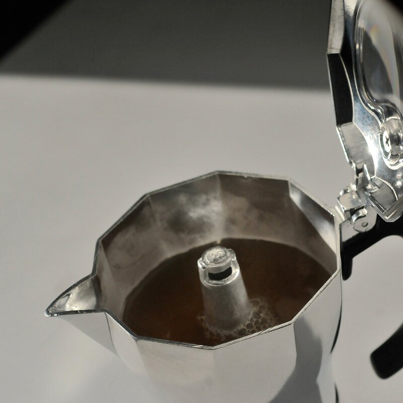 Kaffebrygger 3 kopper aluminium