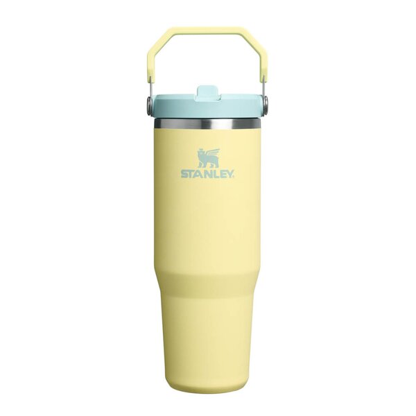 Iceflow flip straw tumbler termoflaske 0,89L gul