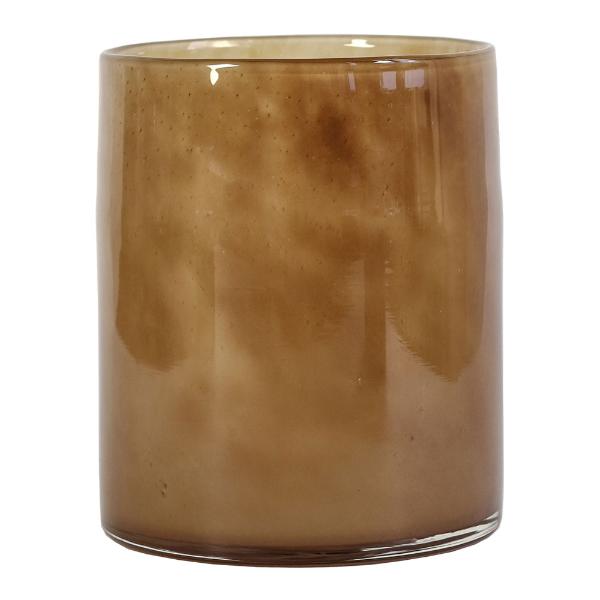 Lyric lyslykt 15x18 cm brown