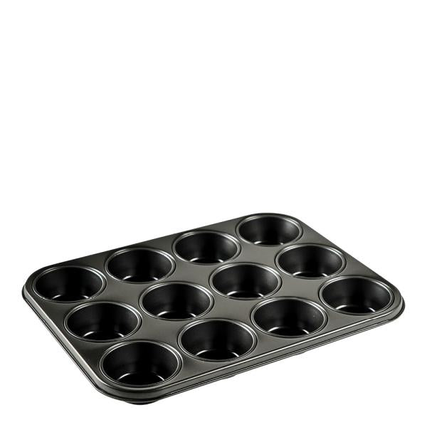 Muffinsform 12 stk 27x36x3 cm stål