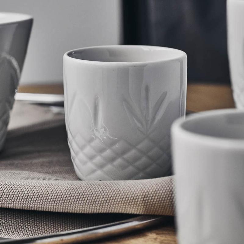 Crispy Porcelain mini kopp 9,5 cl 2 stk hvit