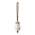 Forest Tales ugle 4 cm blank hvit