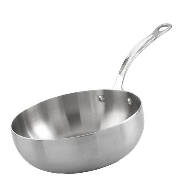 Traktørpanne 26 cm 2,5L rustfritt stål