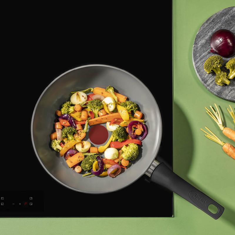 Reinvent wokpanne 28 cm grå