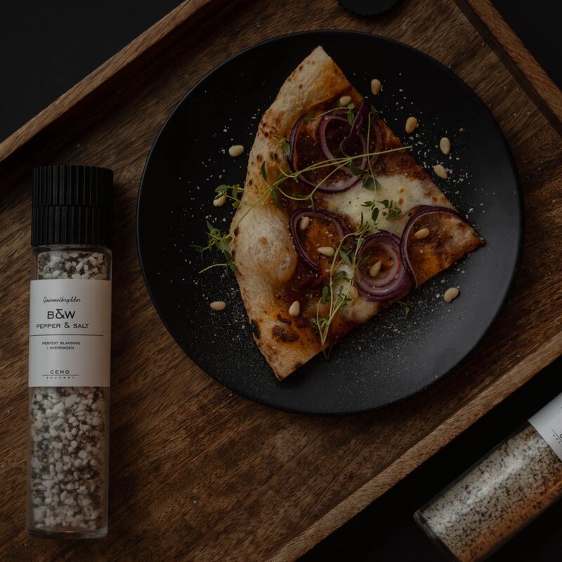Kvern med B&W pepper og salt 140 g