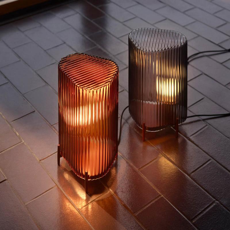Putki lampe 34x20,5 cm grå