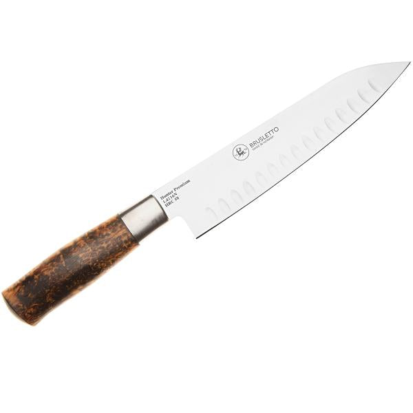 Hunter premium chef santokukniv 19 cm blank/natur