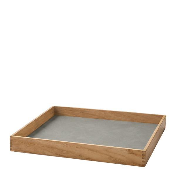 Even teak brett 29,4x29,4 cm nupo lys grå