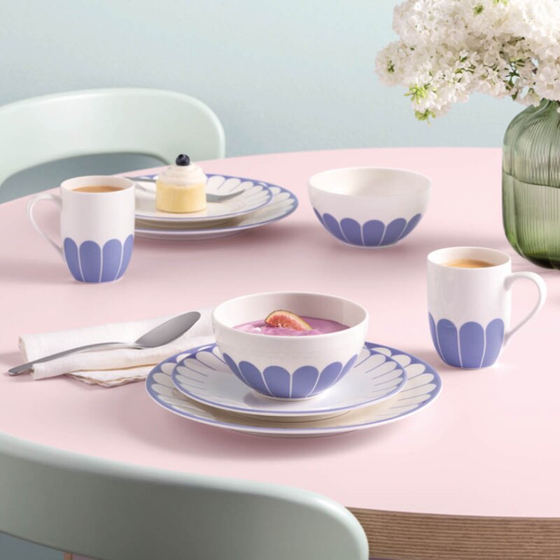 Fleur bleu frokostbolle 14 cm 43 cl blå