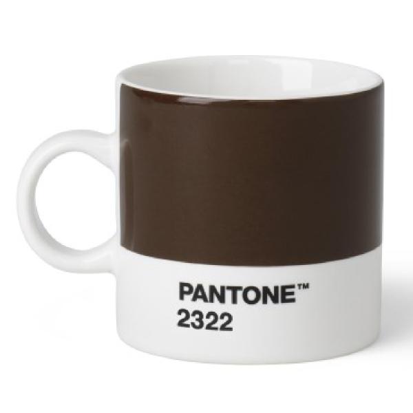 PANTONE espressokopp med hank 12 cl brun