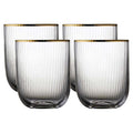 Palermo tumbler 35 cl 4 stk gold