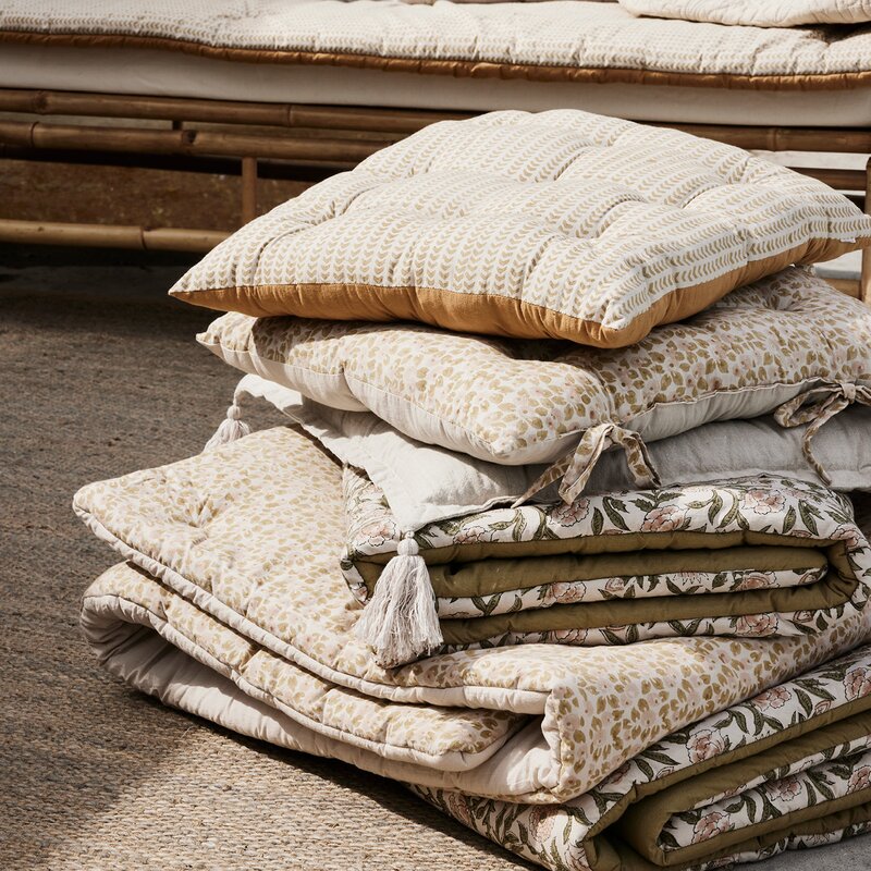 Ivillia sittepute/madrass 180x70 cm oker