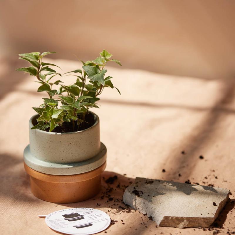 Folia duftlys salt/sage baby blue