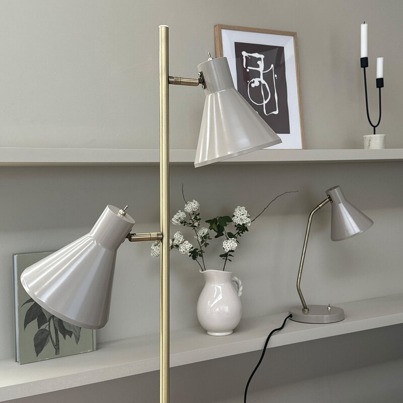 Sleep gulvlampe 165 cm beige